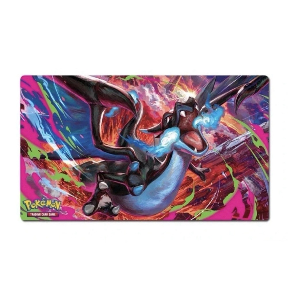 Pokemon Charizard X Playmat Mousepad with Pink and Blue Accents NEW